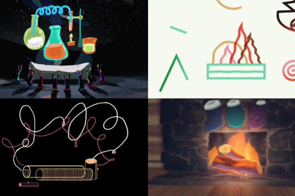 Yule Log 2.0 website | Cool Mom Tech