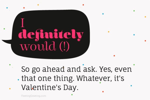 Fleeting Greeting customizable Valentines ecards