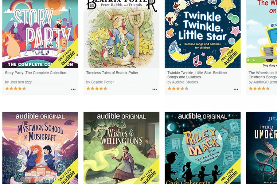 Free audiobooks for kids on Audible