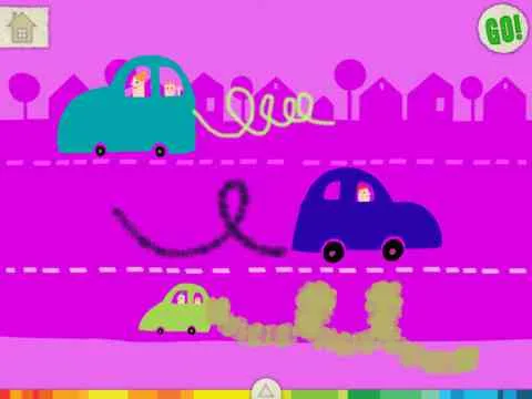 A free coloring app for kids to let them Squiggle themselves silly.