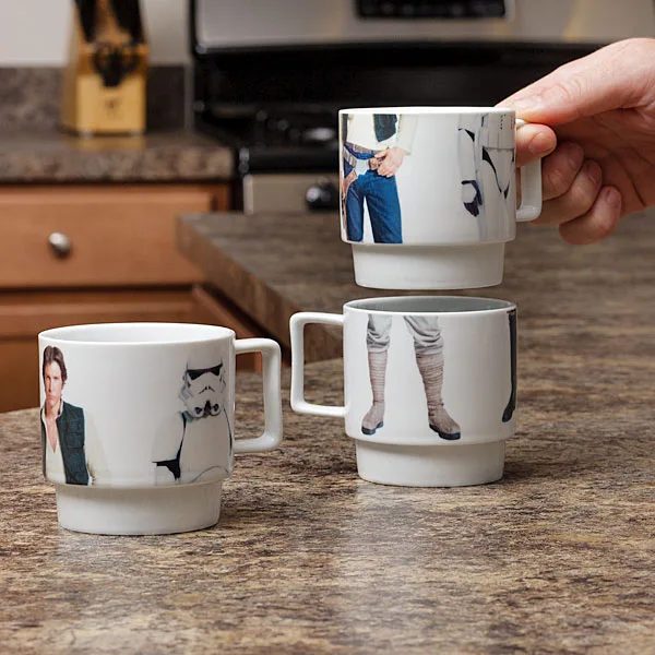 Star Wars stackable mugs set