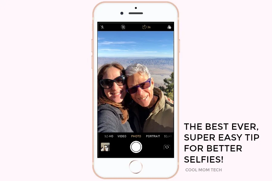 Super easy tip for taking better selfies