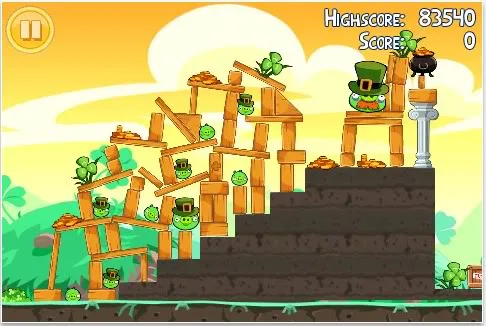 Angry Birds get lucky for St. Patrick's Day. Or really, we do.