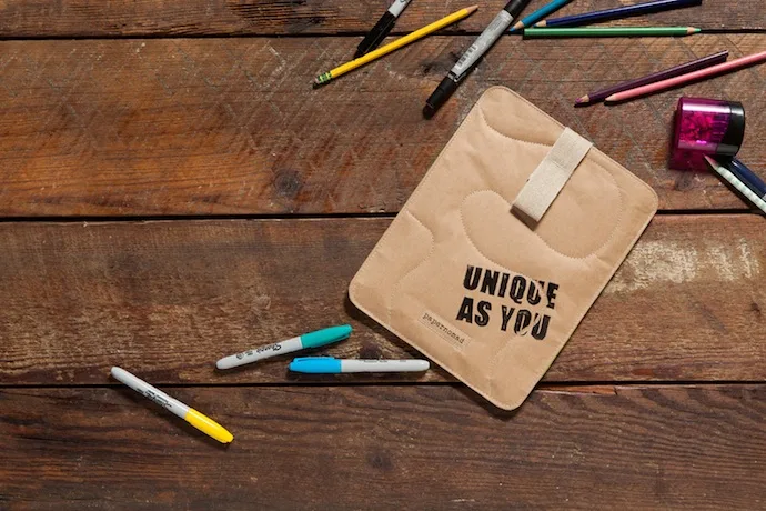 Papernomad iPad sleeve: made to be personalized, by you