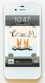Free custom iPhone wallpaper, with or without the shmoopy