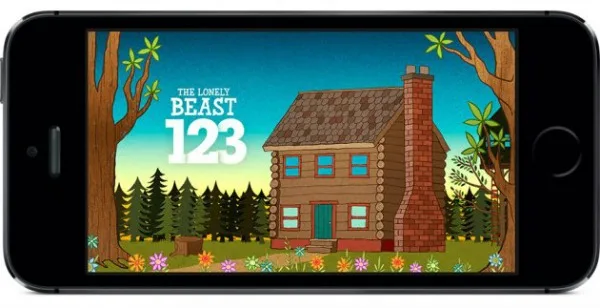 Lonely Beast 123 app for kids