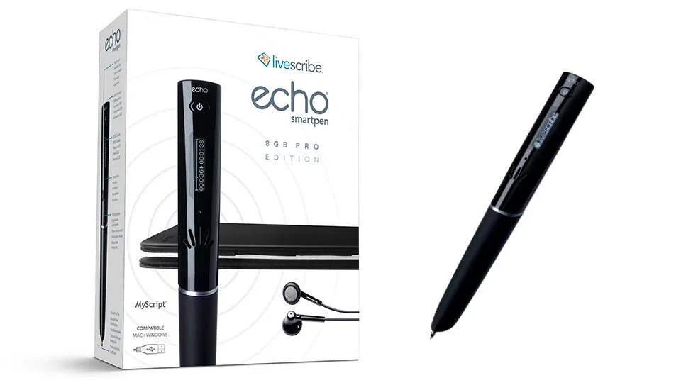 Livescribe Echo 8GB pro smartpen digitizes all your handwritten notes and more