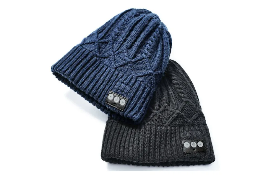 We're swooning over the new 1 Voice cashmere Bluetooth beanie.
