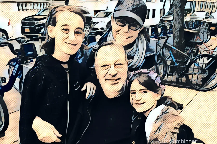 Creative family portrait ideas you can do yourself for Father's Day: Filtering via the Prisma app