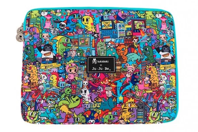 Cool anime laptop sleeves and tablet sleeves from Tokidoki and Ju-Ju-Be