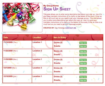 Coordinating holiday parties and sports teams? Cross coordinating off your list