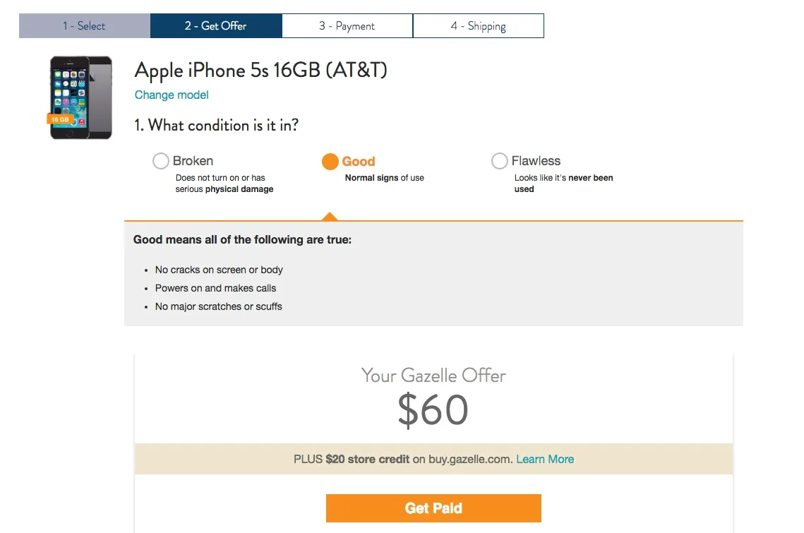 How much can I get for my old iPhone: Target Trade-in