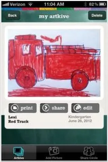 Storing kids' artwork? There's an app or two for that.