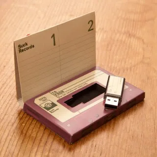 This USB drive "mix tape" holds WAY more songs that your old cassette