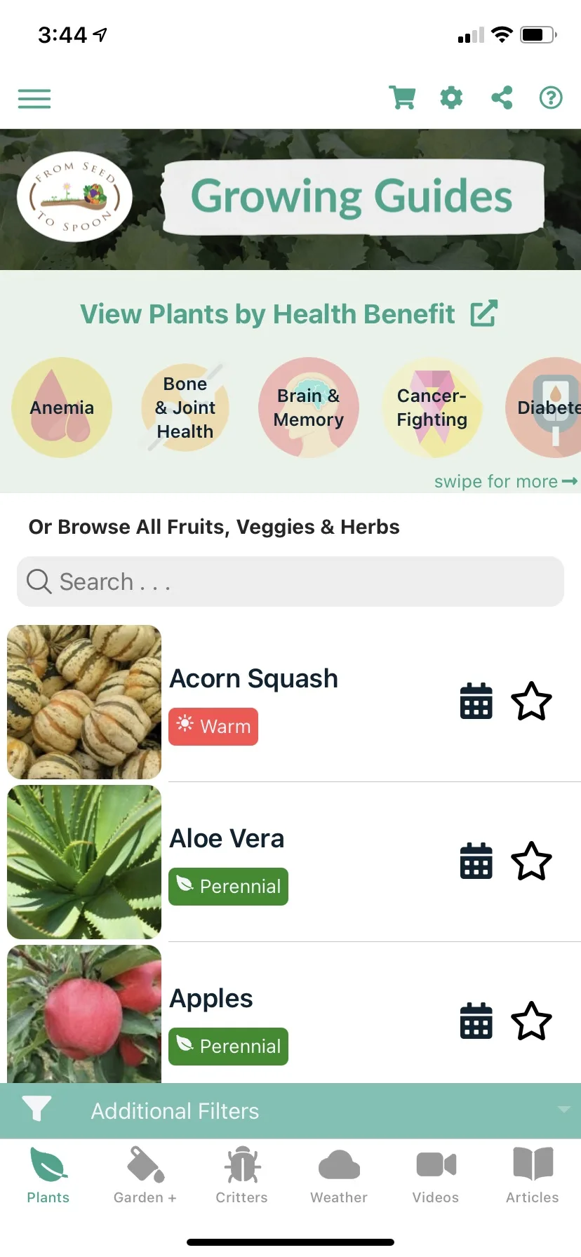 Grow your own edible food with From Seed to Spoon gardening app