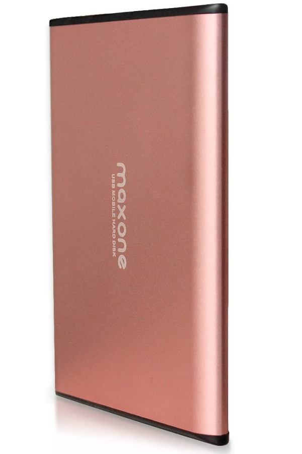 How to back up your computer: One option is an external hard drive like this sleek one from Maxone that looks great on a desk