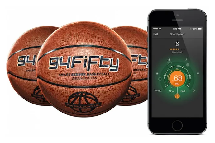 The 94Fifty Smart Sensor Basketball is a genius way to track your game and get better