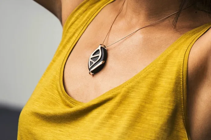 The Bellabeat LEAF Urban wearable tracker tracks fitness, sleep, period, and stress