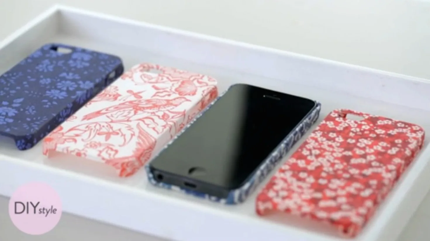 DIY fabric iPhone covers - video on Martha Stewart