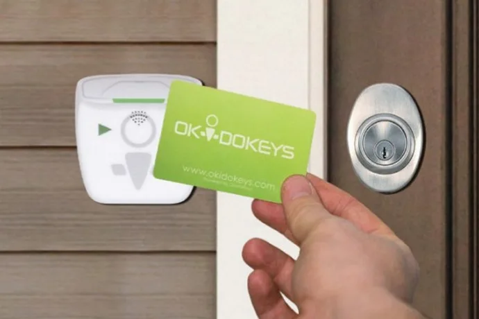 The Okidokeys smart lock is brilliant way to automate your home security