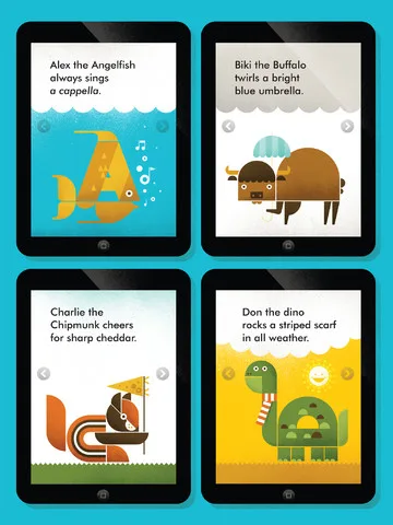A is for amazing adorable animal alphabet app from Wee Society