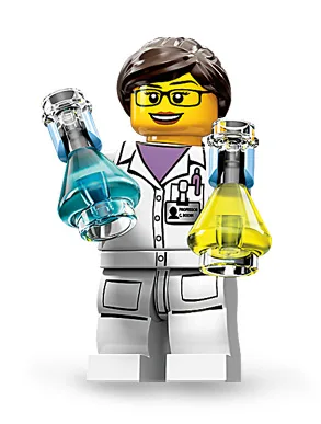 The female LEGO scientist minifig: only a few hundred years after actual female scientists have been changing the world