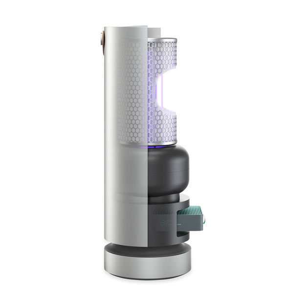 Inside view of the new Molekule Nano air purifier