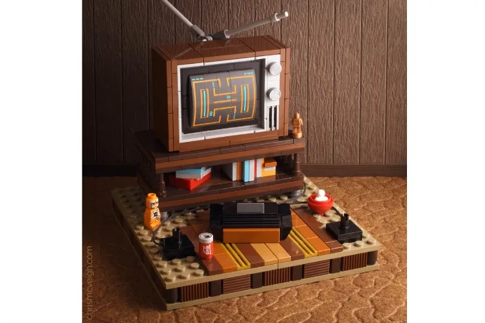 My Old Basement lego kit by artist Chris McVeigh