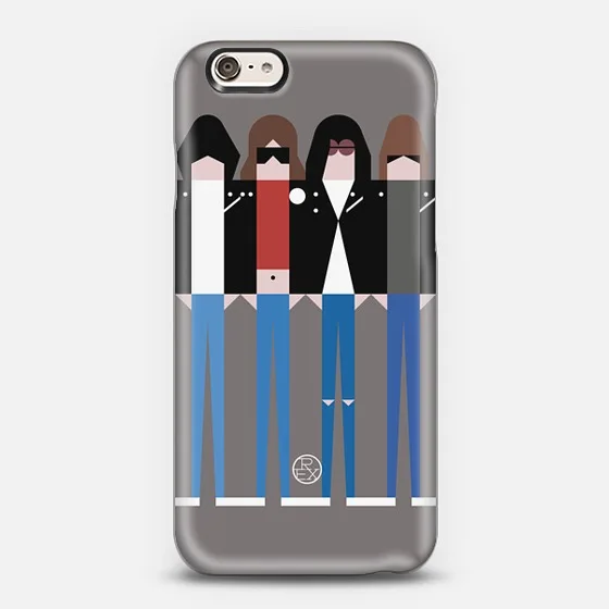 Cool smart phone cases: The Ramones iPhone case by Simple People on Casetify