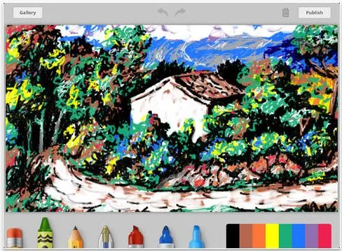 Doodle.ly app turns your doodles into masterpieces. Not in that "oh, everything my kid does is a masterpiece!" way either.