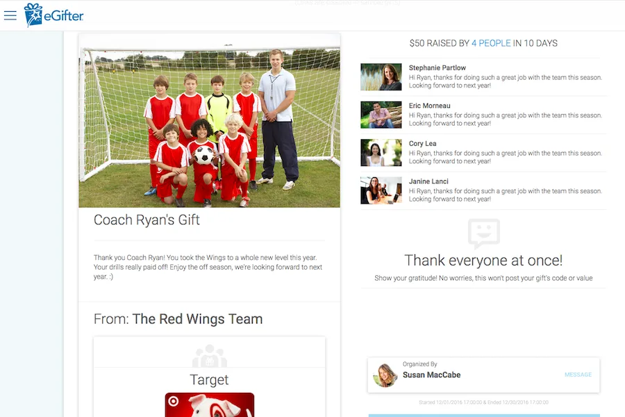 Make group giving so much easier with these three group gift websites: eGifter group gift website