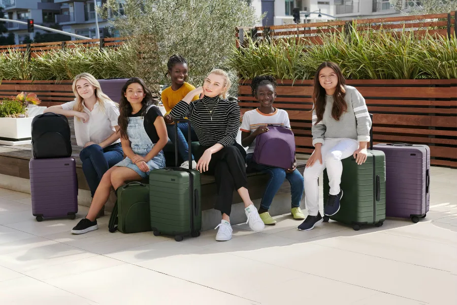 The new Kode with Klossy + Away luggage collection