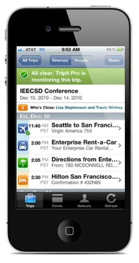 Tripit is making me fall in love with travel again.