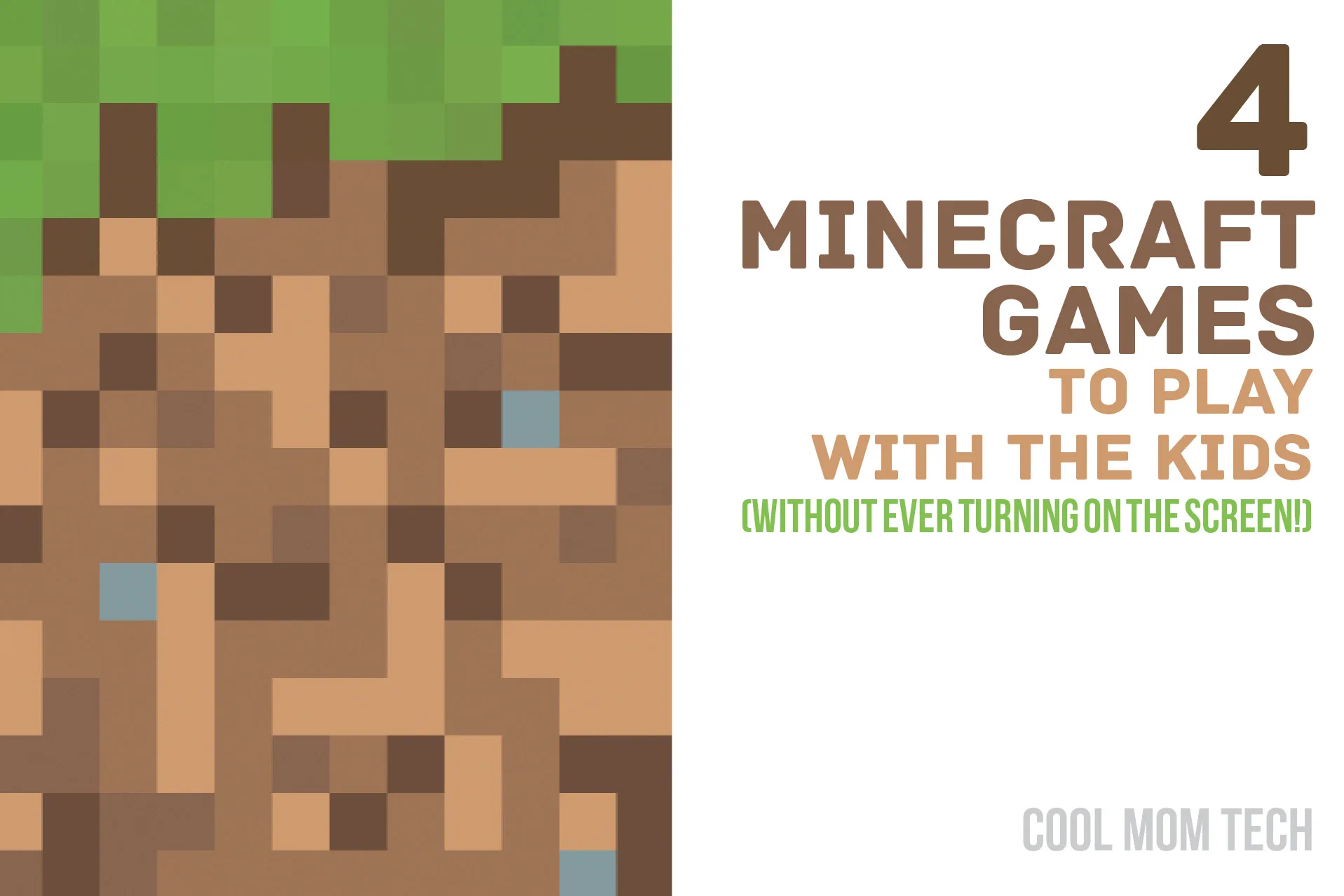Minecraft game ideas that let you keep the computer off