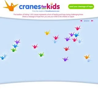 Cranes for Kids: Messages of hope for Japanese children from our own