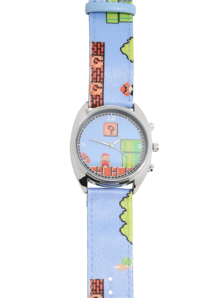 Nintendo Super Mario Bros watch | cool gamer school supplies | coolmomtech.com