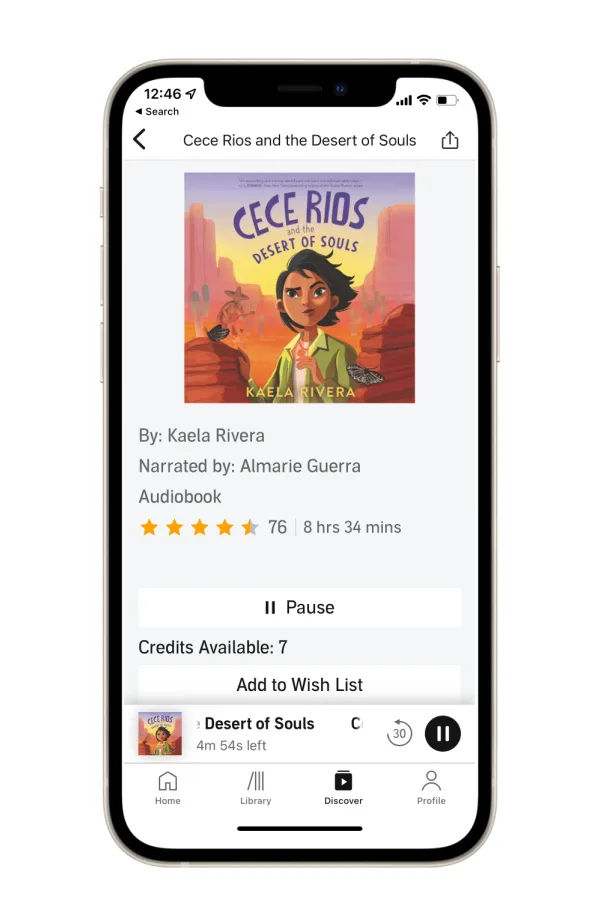 Best road trip apps for families: The audible app is wonderful for family story time in the car