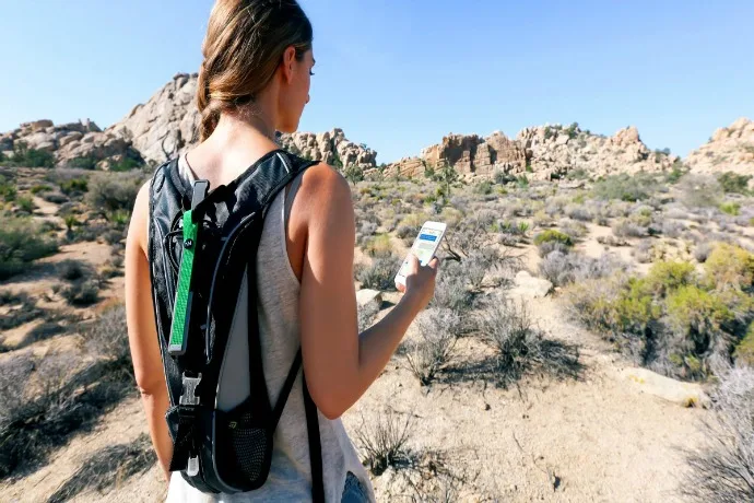 goTenna keeps you connected when you're camping or in a super congested place