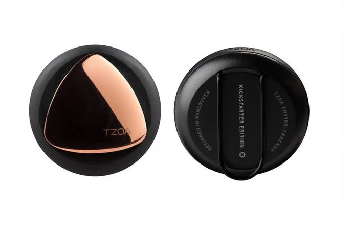 Measure air quality and UV rays with TZOA wearable environmental tracker