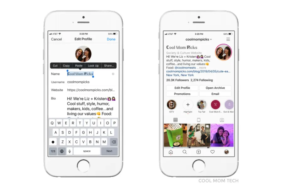 How to change the font in your Instagram bio or name: Easy instructions on coolmomtech.com