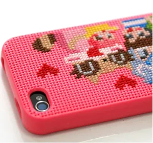 DIY iPhone cases meet needlepoint awesomeness