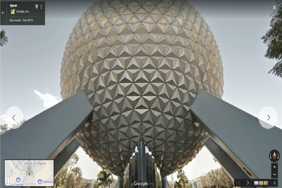 Disney World now on Google Street View