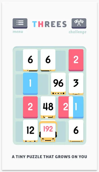 Threes! app