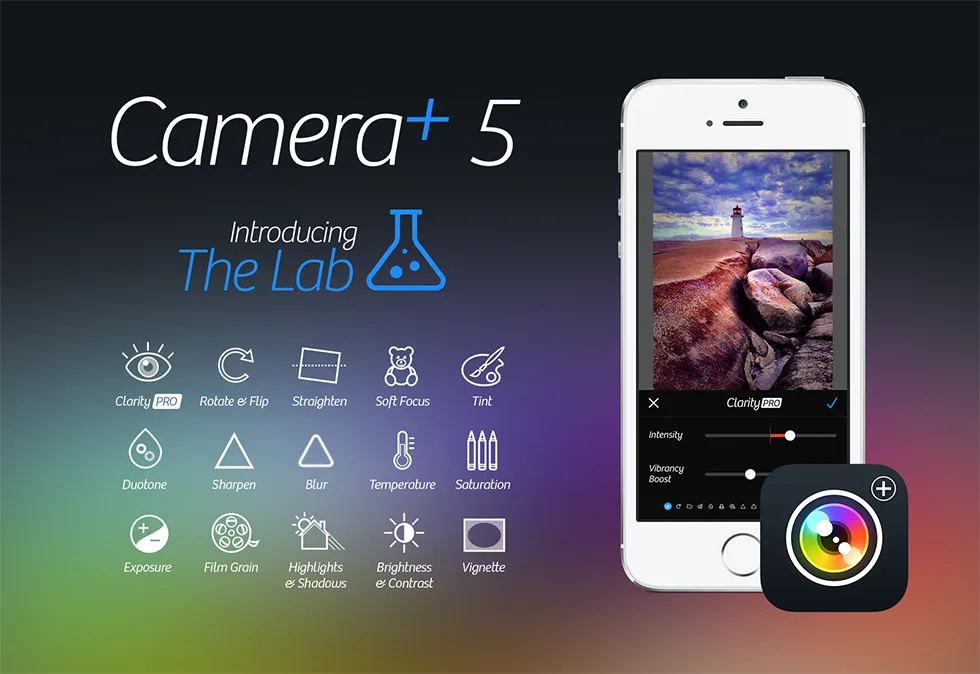 Camera + app with The Lab
