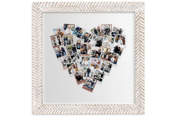 The Heart Snapshot Mix from Minted makes a cool Valentine's photo gift.