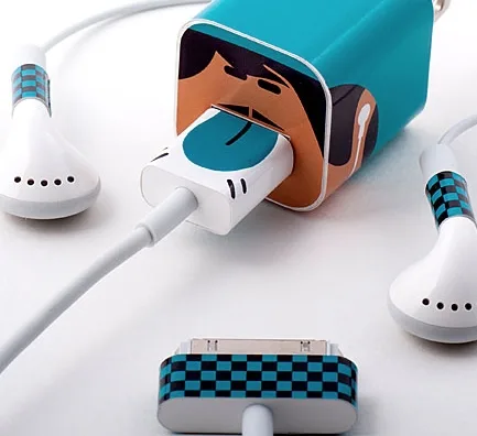 The cutest way to know whose iPhone charger is whose. Or...Whooz.