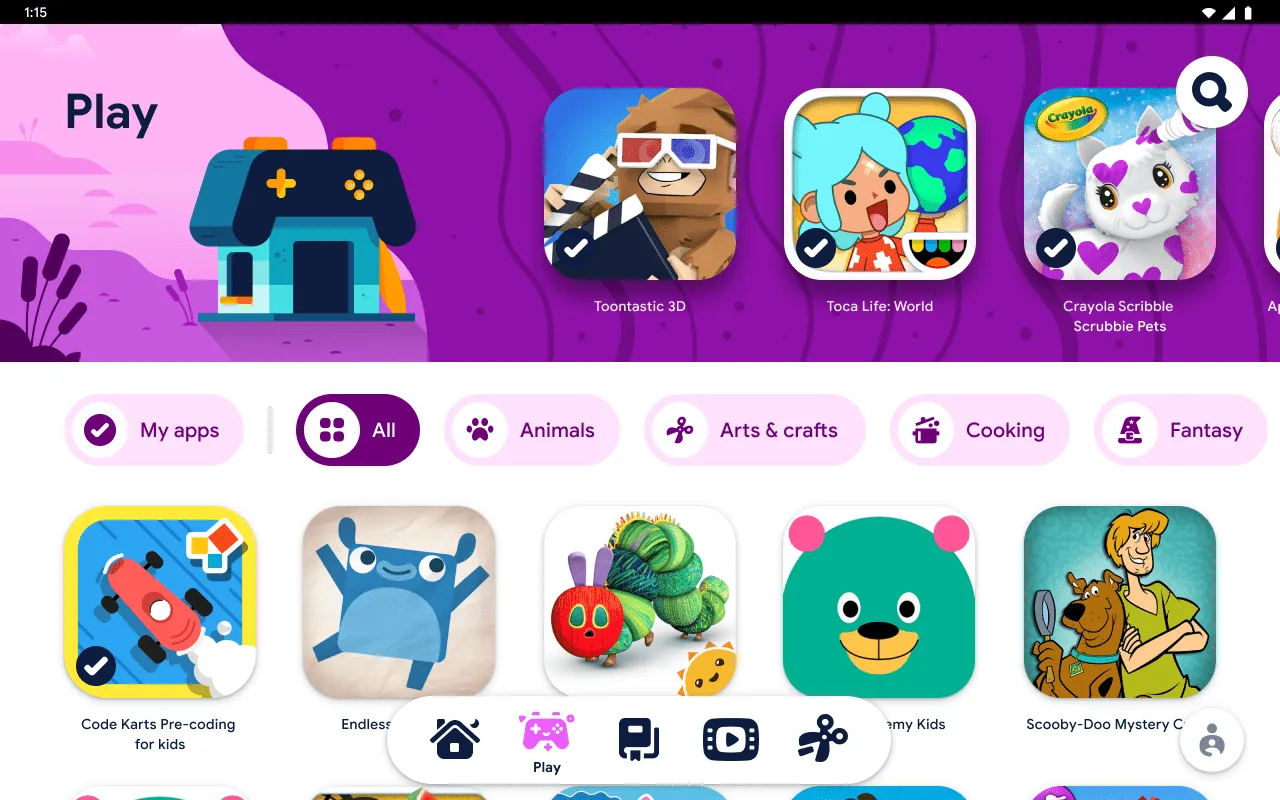 Google Kids Space lets your kids customize their avatar from over 1000 features