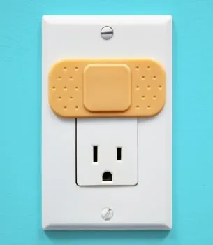 Outlet covers that help prevent boo-boos