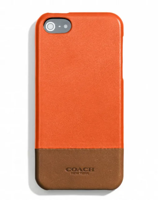 Cool iPhone cases for dad: Coach colorblock leather case