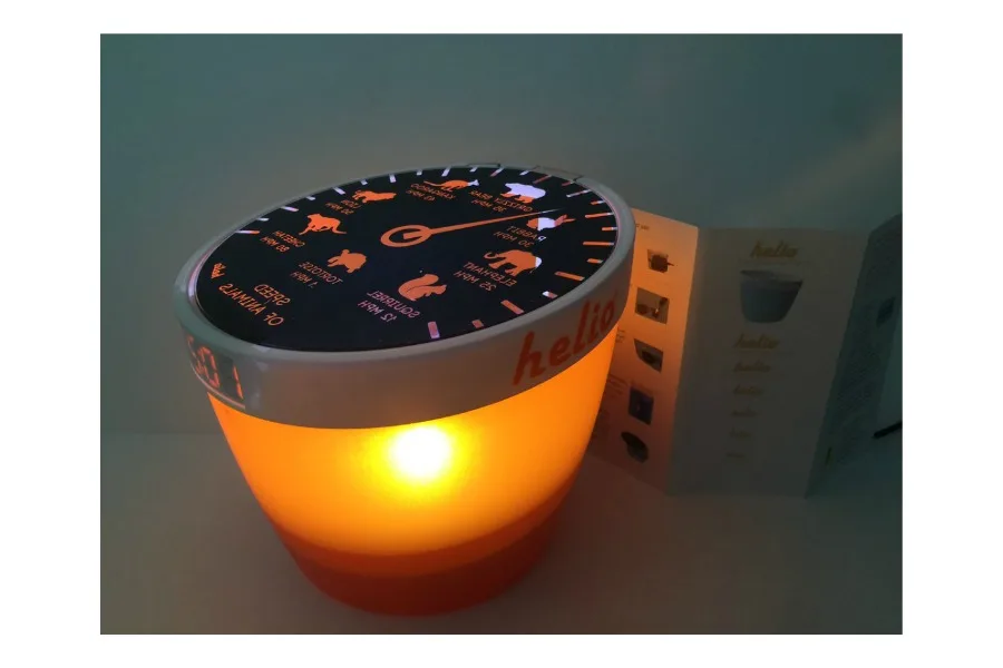 The Helio nightlight helps kids learn as they fall asleep
